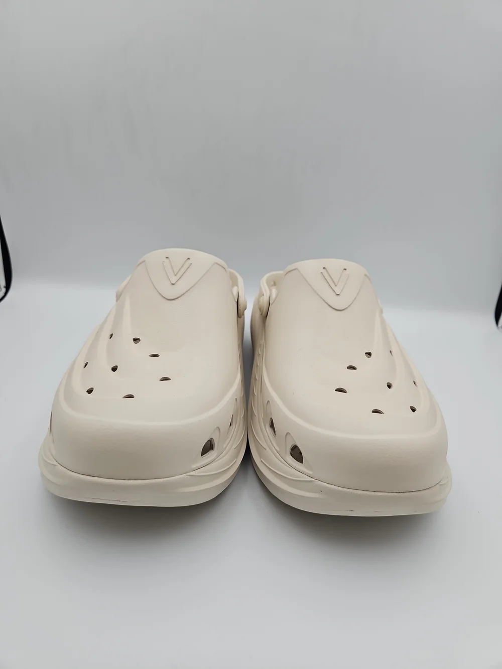 Vionic Beige Slip-On Foam Clog Sandals